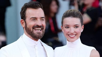 Justin Theroux and Nicole Brydon Bloom
